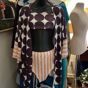 Three piece swim suit